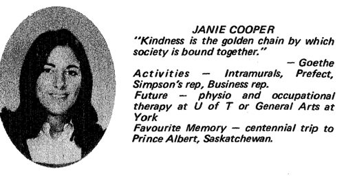 Janie Cooper - THEN